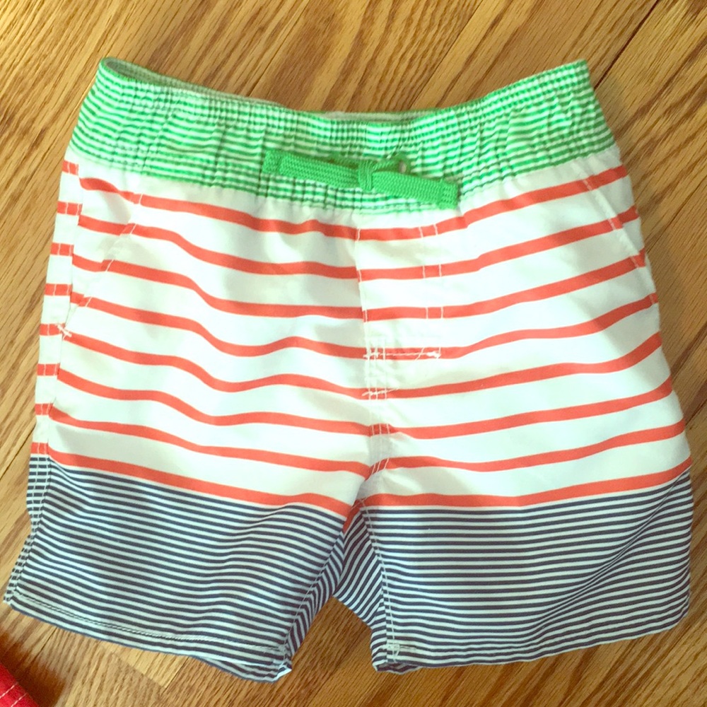 Gap striped swim shorts
